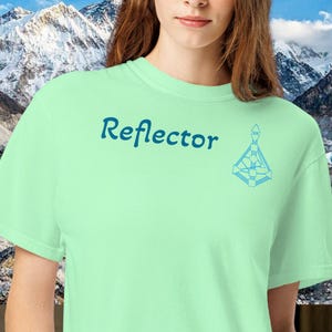 Human Design Reflector Tee, HD Bodygraph gift, Comfort Colors 1717 t-shirt