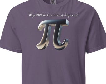 Camiseta del Día de Pi, Humor Matemático, Camiseta con los Últimos 4 Dígitos de Pi