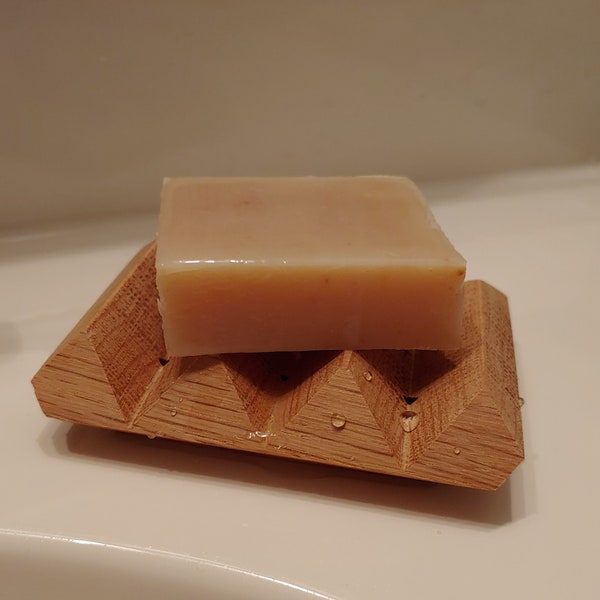 Zig Zag Wooden Soap Dish