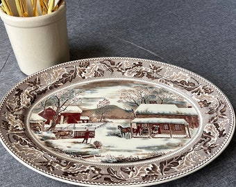 Johnson Bros. Home for Historic America Thanksgiving Platter