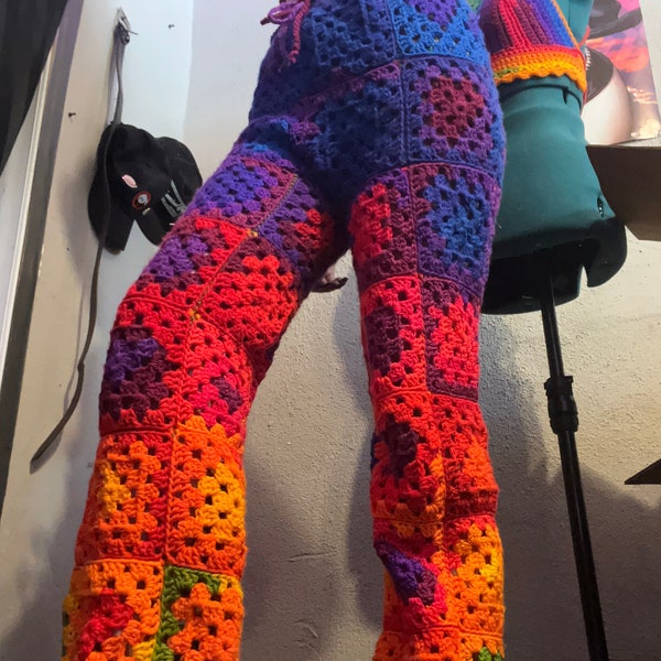 Granny Square Pants Etsy