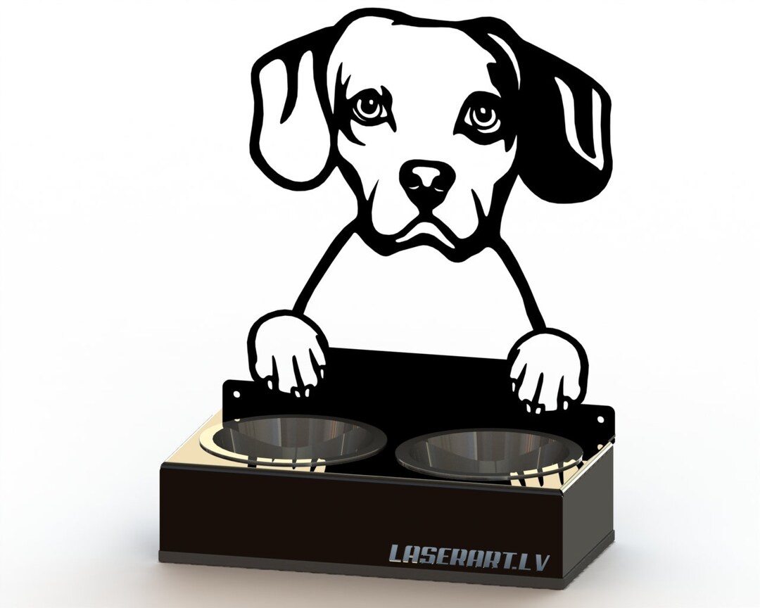 Personalized Dog Bowl, Cavajack Dog Breed, Custom Dog Bowl Pet Food