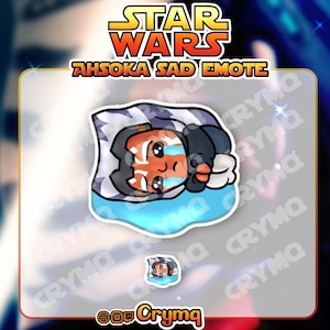 Ahsoka Sad Cry Crying Emote - Cute Star Wars Clone Wars | Rebels Andor Revenge of the Sith Kenobi Ezra