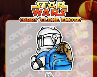Carry Clone Emote - Cute Star Wars Clone Wars Emote | Droid B1 Backpack School Phase 1