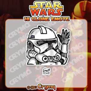 Hi/Hello Clone Emote - Cute Star Wars Clone Wars Emote