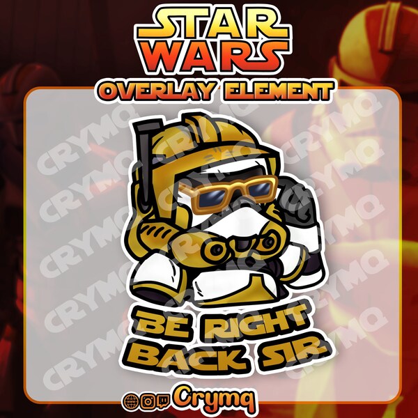 Twitch Overlay Star War - Etsy