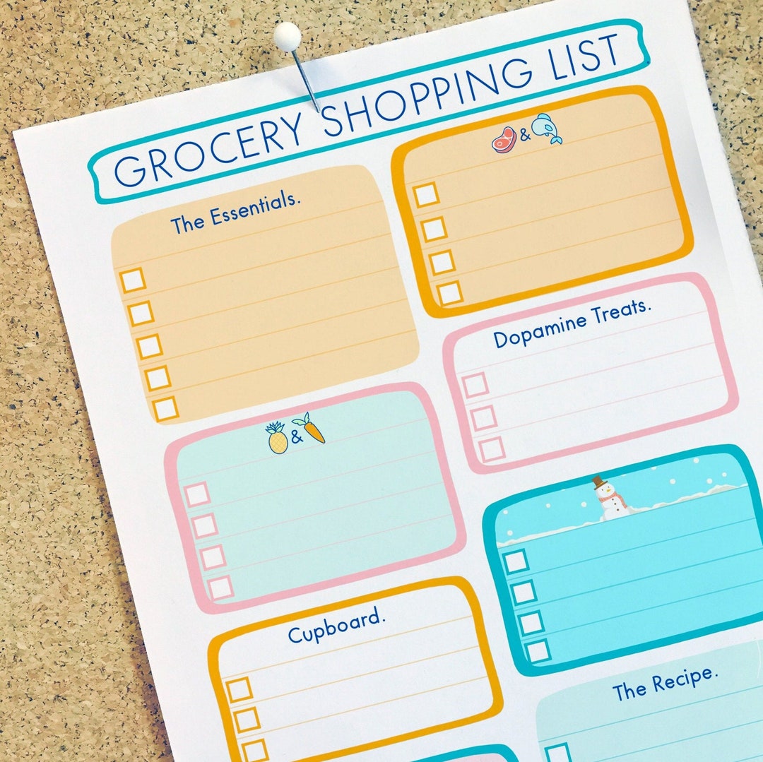 Adhd Diet Shopping List