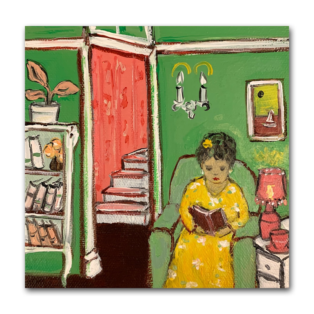 The Green Reading Room Etsy