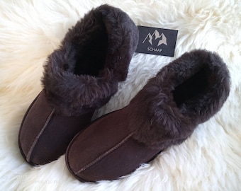 Schaap Men's Sheepskin Slippers