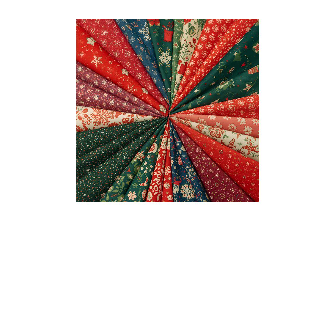 Gold Christmas Fabric - Etsy