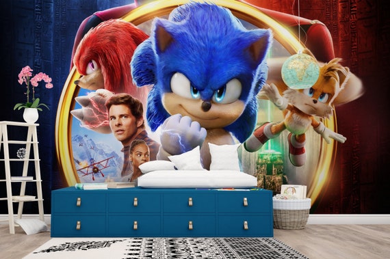 Sonic the Hedgehog Game Movie Kids Wall Decor / 3d Wallpaper / 