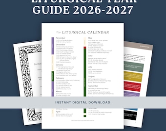 Liturgischer Kalender 2026-2027: Ökumenischer Kirchenjahresführer (PDF-E-Book)