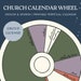 Liturgical Calendar Wheel in Spanish and English Ecumenical Christian Year for Catholic ...