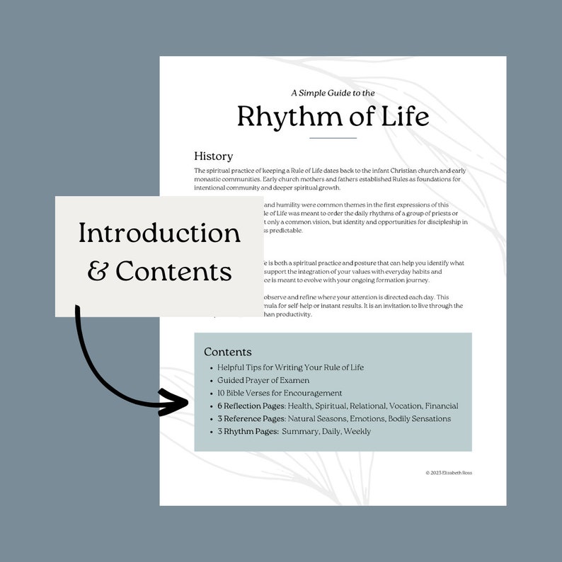 Rule of Life Canva Template Rhythm of Life Journal Prompts Rule of Life ...