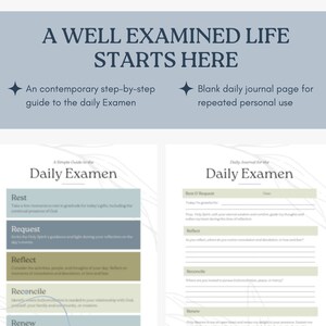 Ignatian Inspired Examen Guide | Printable Daily Examen Journal ...