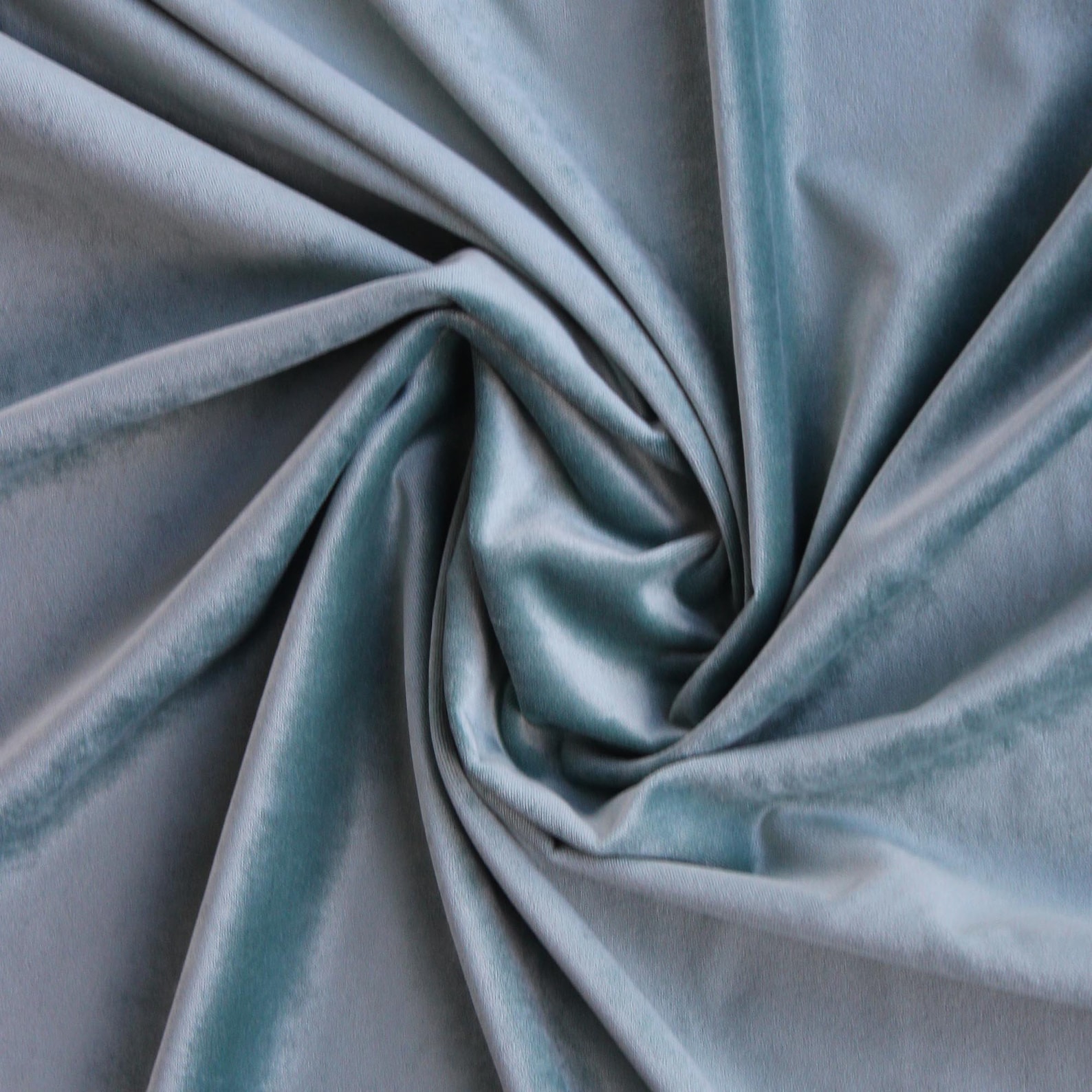 Mint Green Stretch Velvet Fabric, Upholstery Velvet Fabric, Fabric by