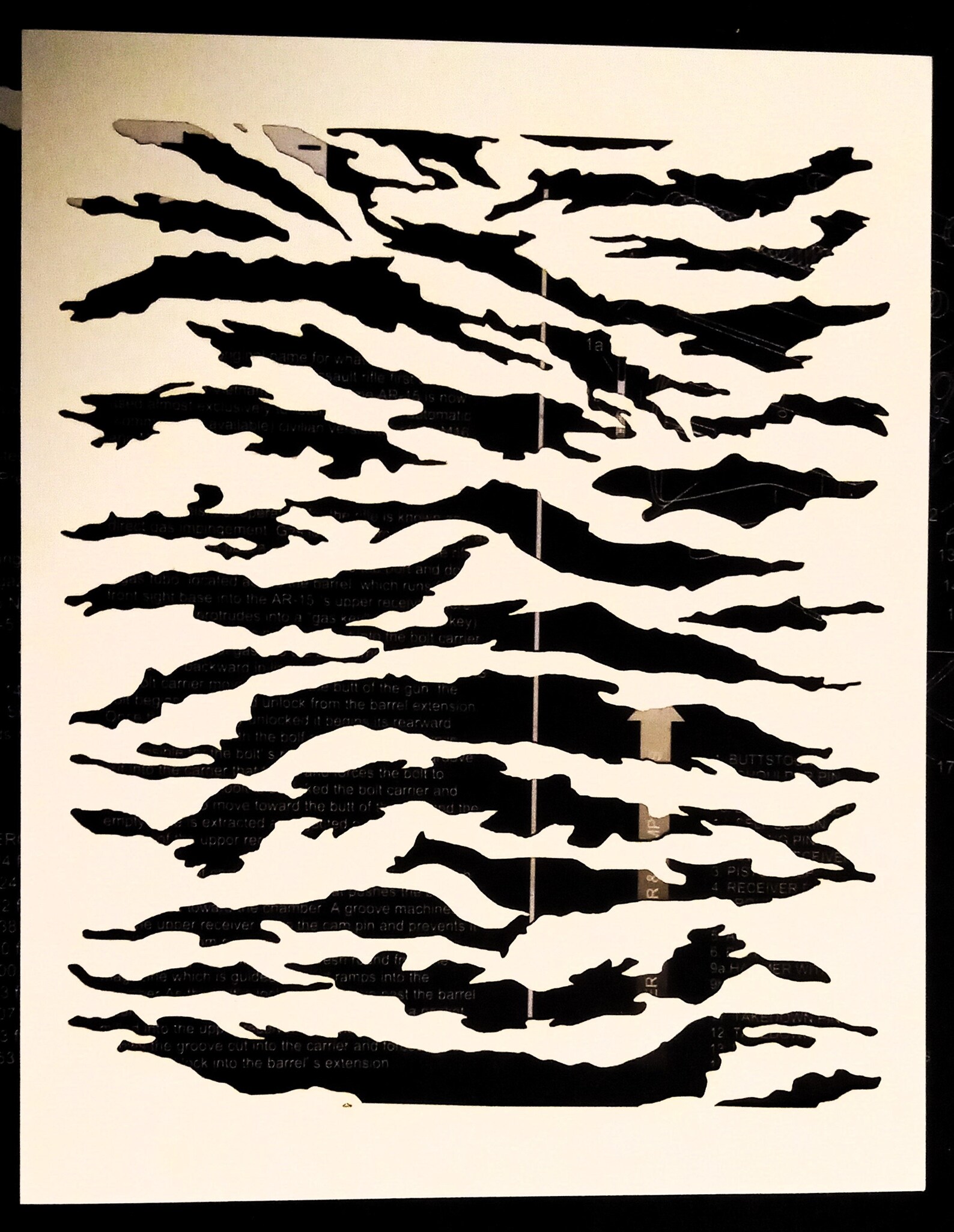 Tiger Stripe Camouflage Stencil Collection - Etsy