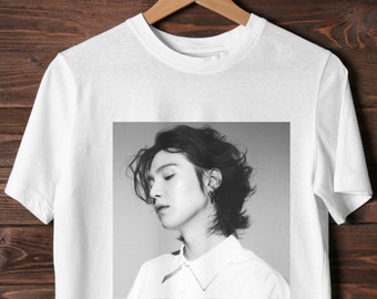Camiseta gráfica de Yoongi, camiseta con el nuevo cabello de Yoongi, camiseta con el cabello de Yoongi, camiseta con el hermoso cabello de Yoongi, camiseta de Suga, camiseta vintage de Suga, regalo de BTS kpop