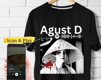 Camiseta de Agust D / Suga / camiseta de Min Yoongi, camiseta BTS ARMY, Yoongi BTS, regalo para fans del Kpop, camiseta inspirada en Kpop, camiseta de fan de Bangtan Bts, RM, Jimin