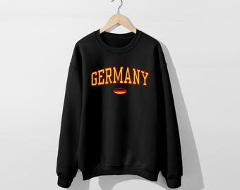 Germany Varsity Unisex Sweatshirt | College Style Crewneck Jumper, Germany, Deutschland, Oktoberfest |