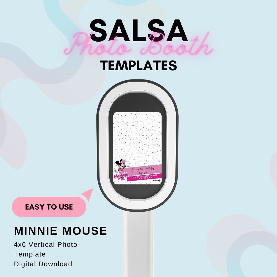 Custom Salsa Photo Booth Template & Overlay. Etsy