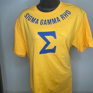 Sigma gamma rho t shirt