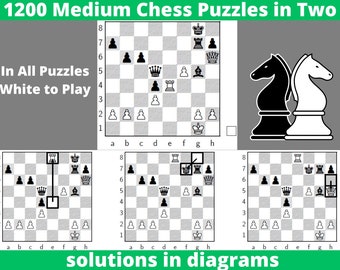 Rated 'mate in 3' chess puzzles.