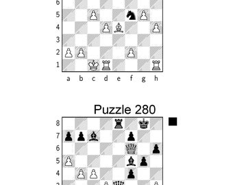 1500 Chess Puzzles in Two Moves Printable PDF With (Instant