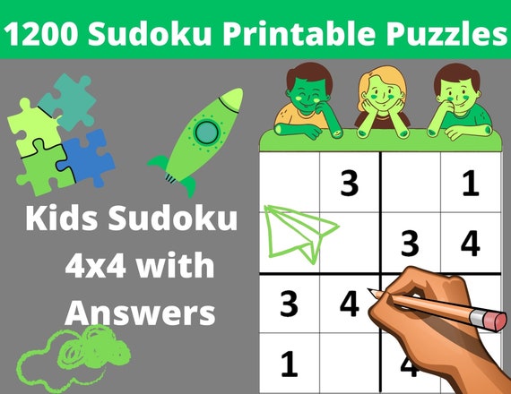 Printable Sudoku Puzzles 4x4