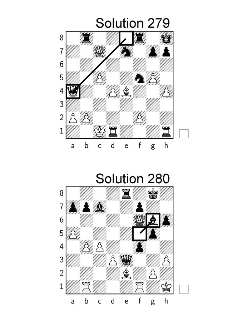 700 Medium & Hard Chess Exercises in One Move Printable PDF With Answers Chess Kids Chess