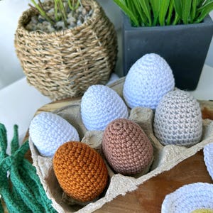 gehäkelte Ostereier, Ostereier gehäkelt, Amigurumi Eier, Ostereier gehäkelt, Montessori Handarbeit für Kinder
