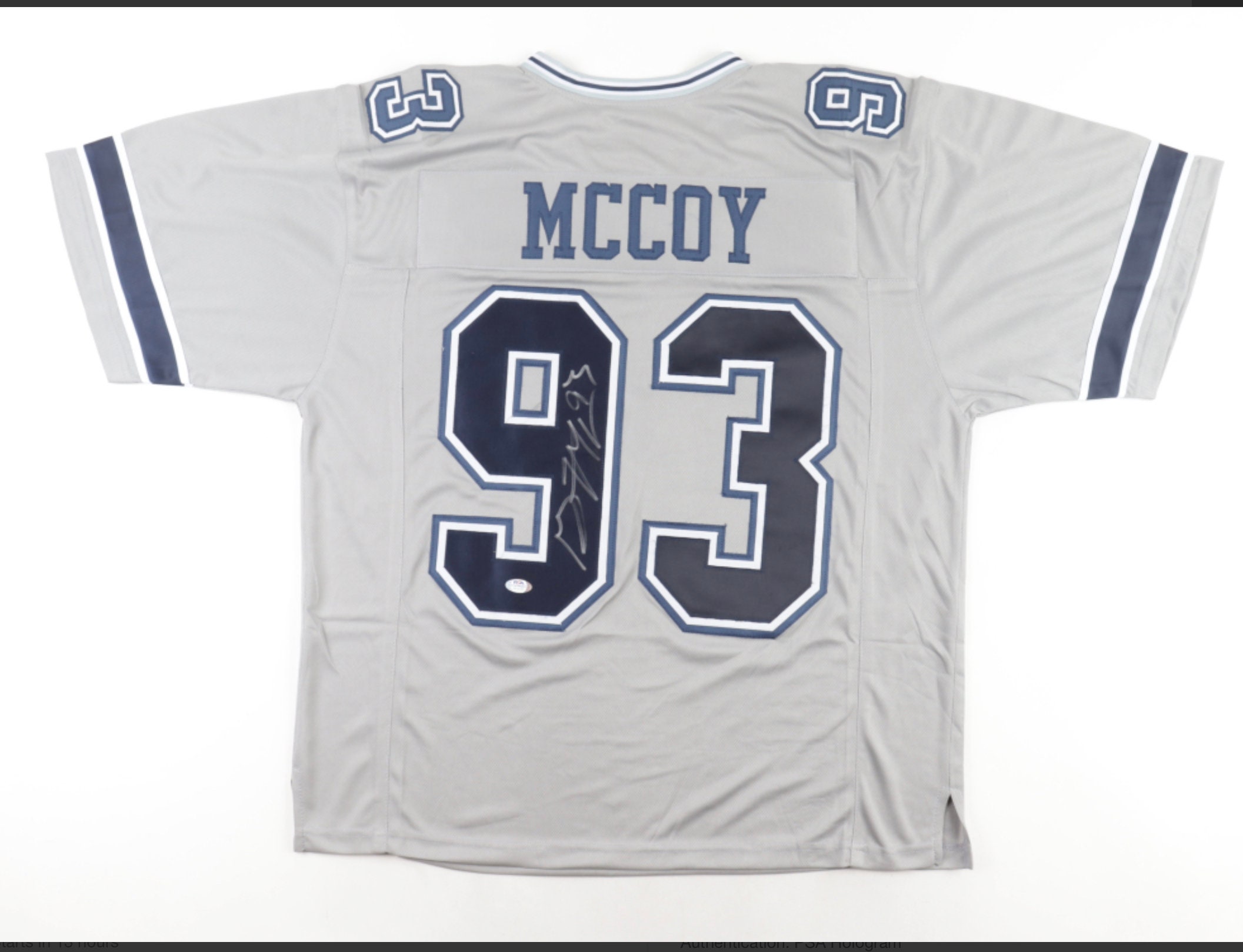 Gerald McCoy Signed Jersey Number 9 Patch (PSA COA)