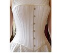 Handmade Heavy Duty Steel Boned Women Over Bust Cotton Waist Training Corset