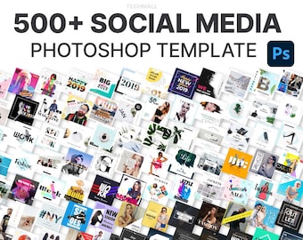 500+ Attractive Social Media Templates Mega Bundle | Photoshop | Fully Editable | PSD Files