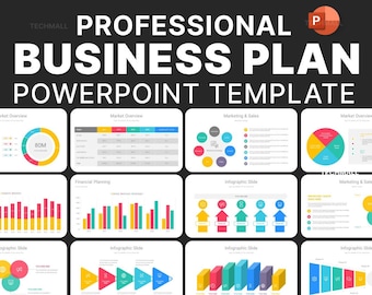 Professional Business Plan PowerPoint Presentation Template | Easy editable slide