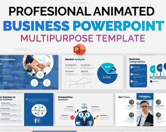 Animated Business PowerPoint Template: 450+ Slides