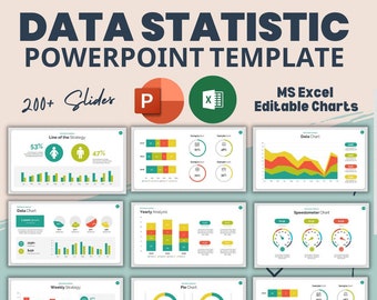 Plantilla de presentación de PowerPoint sobre estadísticas de datos: impresione a su audiencia con presentaciones precisas y profesionales