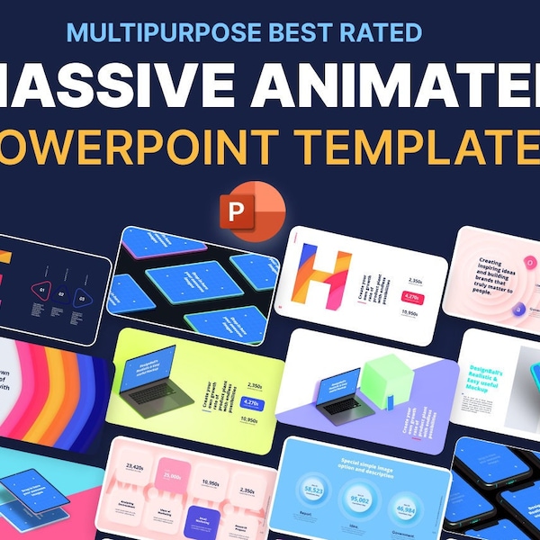 Data Driven Chart and Infographic Powerpoint Template Excel Editable ...