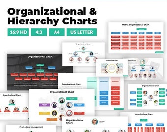 Organizational Chart and Hierarchy PowerPoint Template