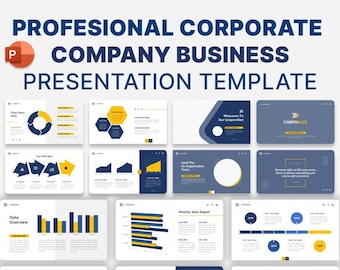 Professional Corporate Business Presentation PowerPoint Template