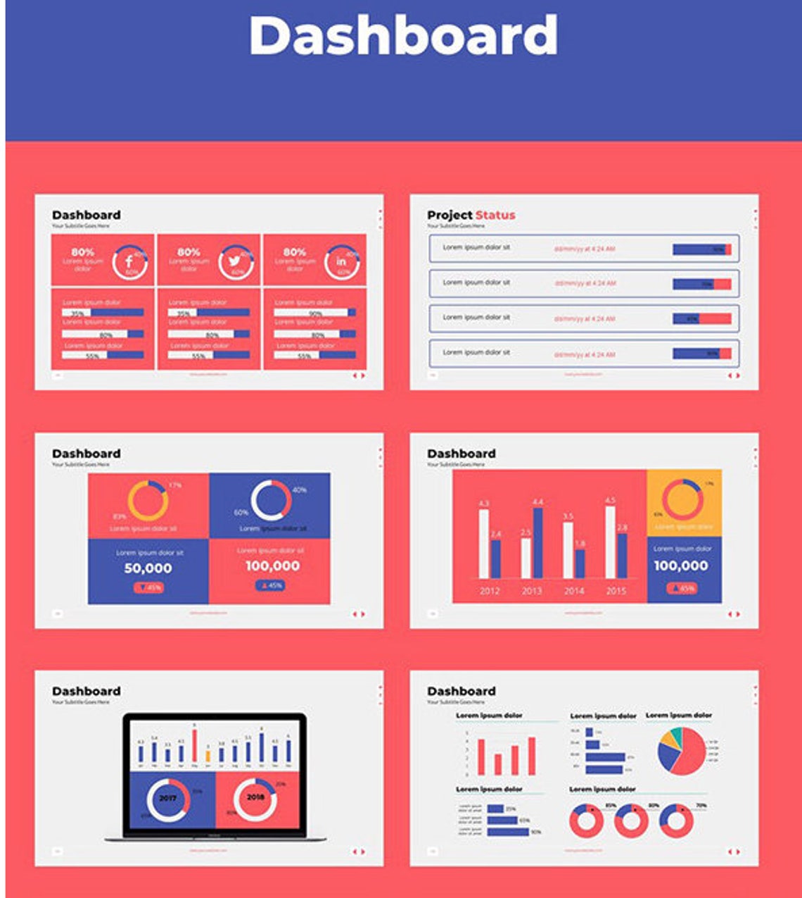Data Driven Chart and Infographic Powerpoint Template | Excel Editable ...