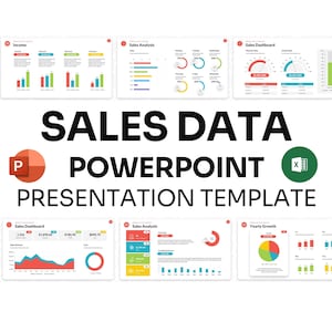 Sales Data PowerPoint Template: Business Presentation (PPTX)