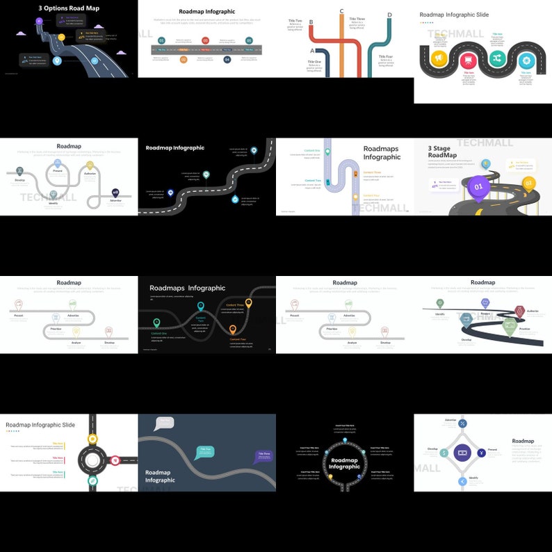 Roadmap Infographics Powerpoint Presentation Template Easy Edit ...