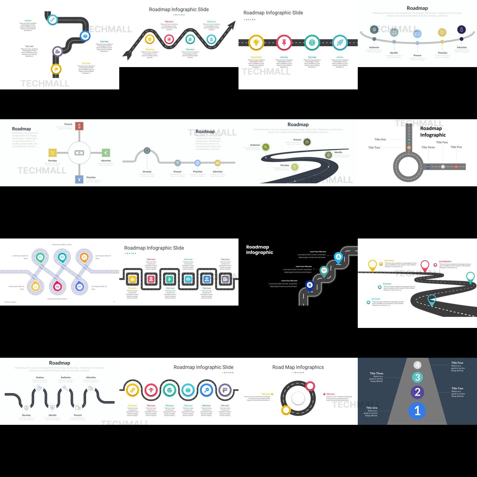 Roadmap Infographics Powerpoint Presentation Template Easy Edit ...