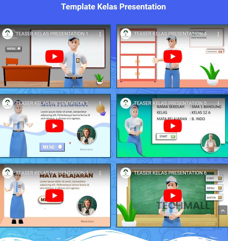 3D Teaching Powerpoint Template for Educator | Interactive Learning - Etsy