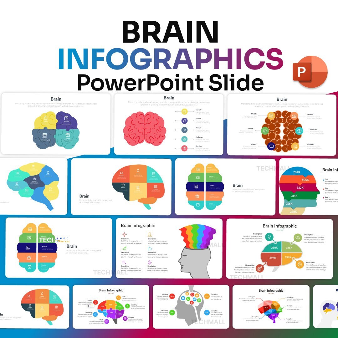 Brain Infographics Powerpoint Presentation Template Easy Edit Colorful ...