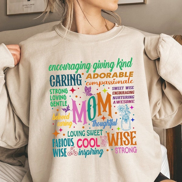 Retro Mom Appreciation words, Retro Mother PNG, Blessed Mom Png, Mom Shirt, Mom Life Png, Mother's Day Png, Mom Png, Gift for Mom