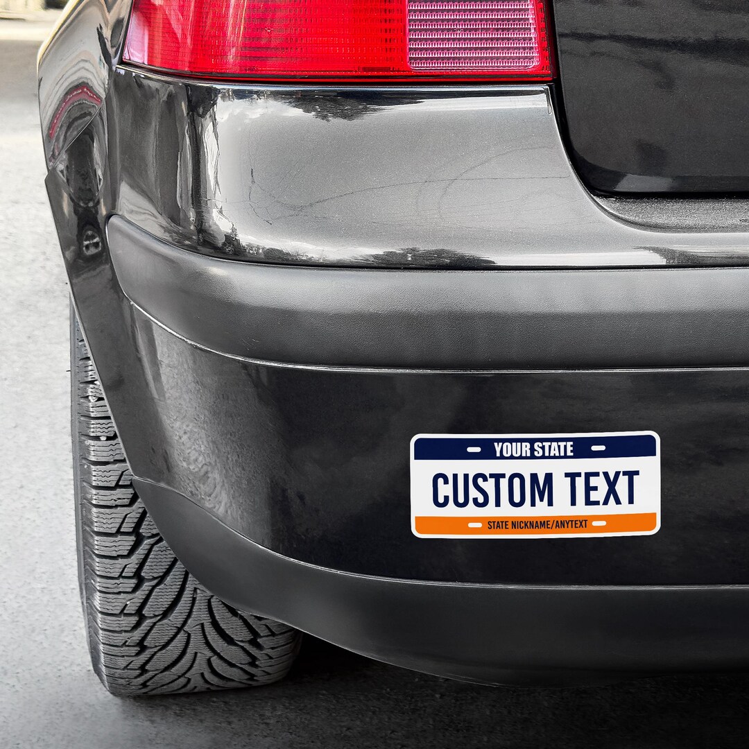 Custom Text Waterproof Vinyl Sticker - Laptop, Car, Bumper - Etsy