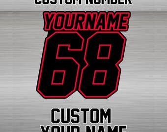 66 Racing Number Sticker Personalized Custom Motorcycle Racing Number Stickers Decals Commando ...