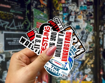 Wrestling Stickers: MMA Legends, Skills Decals - 10 Pcs